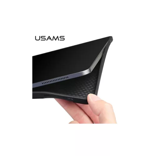 USAMS Winto tok iPad Air 10.9" 2020 készülékhez IP109YT04 (US-BH654) Smart Cover sötét zöld
