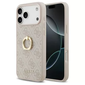  Case Guess 4G Gyűrű Tartó iPhone 17 Pro Max készülékhez rózsaszín