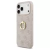 Case Guess 4G Gyűrű Tartó iPhone 17 Pro Max készülékhez rózsaszín