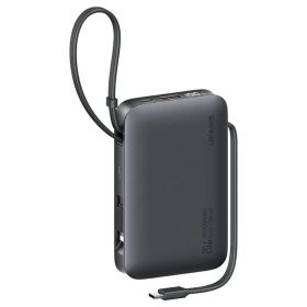   USAMS XR Series powerbank CD228 10000mAh 20W + USB-C/Lightning kábel fekete