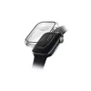 UNIQ Garde Case Apple Watch Series 7/8/SE 45mm készülékhez tok füstös szürke
