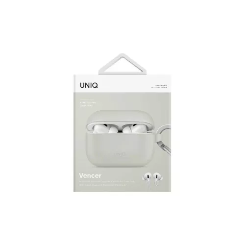 UNIQ Vencer tok AirPods Pro 2 gen. készülékhez szilikon krétaszürke