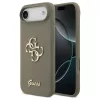 Guess Silicone Big 4G Script Tok iPhone 17 Air készülékhez barna