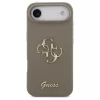 Guess Silicone Big 4G Script Tok iPhone 17 Air készülékhez barna
