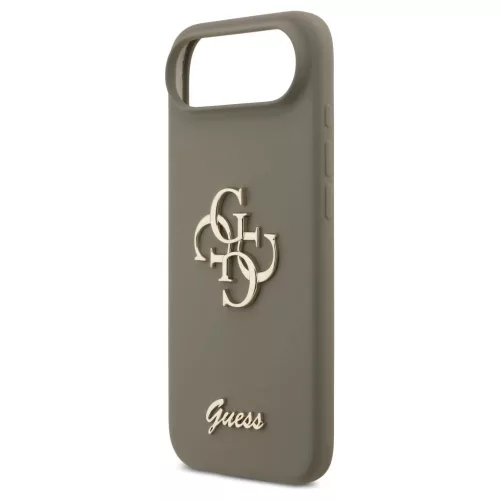 Guess Silicone Big 4G Script Tok iPhone 17 Air készülékhez barna
