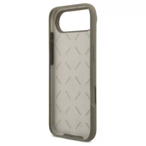 Guess Silicone Big 4G Script Tok iPhone 17 Air készülékhez barna