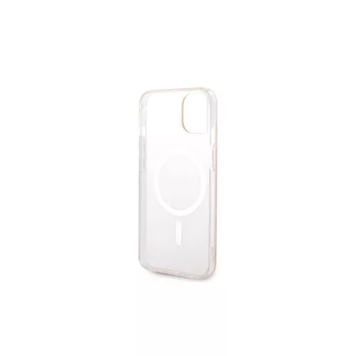 Guess GUBPP14MH4EACSP 4G Pri Case+ kemény tok és töltő szett iPhone 14 Plus és 15 Plus 6,7" készülékhez, rózsaszín