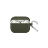 UNIQ Vencer szilikon tok AirPods Pro 2 gen. készülékhez, moha zöld