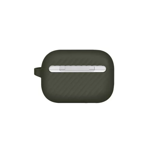 UNIQ Vencer szilikon tok AirPods Pro 2 gen. készülékhez, moha zöld