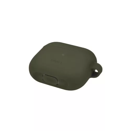 UNIQ Vencer szilikon tok AirPods Pro 2 gen. készülékhez, moha zöld