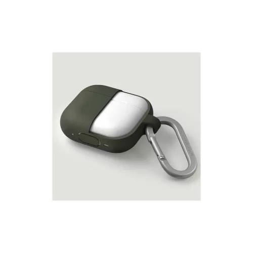 UNIQ Vencer szilikon tok AirPods Pro 2 gen. készülékhez, moha zöld