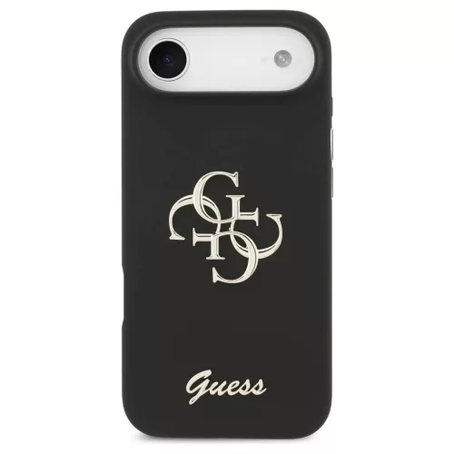 Guess szilikon Big 4G Script tok iPhone Air készülékhez fekete