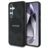 Guess 4G Round Patch Classic Logo MagSafe tok Samsung Galaxy S25 készülékhez fekete