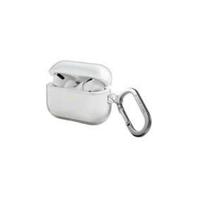   UNIQ Glase tok AirPods Pro 2 gen készülékhez, fényes átlátszó
