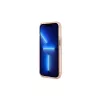 Guess GUHMP13LHTCMP iPhone 13 Pro / 13 6,1” készülékhez kemény tok Gold Outline Translucent MagSafe rózsaszín