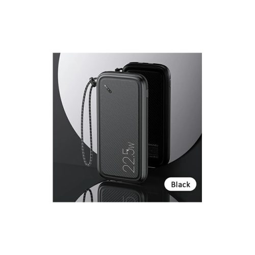 USAMS külső akkumulátor PB56 10000 mAh 22,5 W 2×QC3.0 + PD gyorstöltés fekete 10KCD15101 (US-CD151)