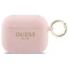 Guess Silicone Glitter Ring tok AirPods Pro 3 készülékhez rózsaszín