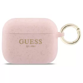   Guess Silicone Glitter Ring tok AirPods Pro 3 készülékhez rózsaszín
