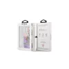 Guess GUHCP13SLFLSU iPhone 13 mini készülékhez tok Flower Liquid Glitter lila