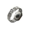 UNIQ Osta Strap Apple Watch 42/44/45/49mm Series 1-8/SE/SE2//SE3/Ultra1/2/3 készülékhez rozsdamentes acél ezüst