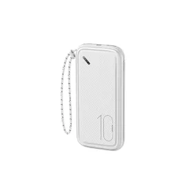   USAMS hordozható töltő PB56 10000mAh 2xUSB/USB-C/MicroUSB Fast Charge 10KCD15002 (US-CD150) fehér