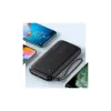 USAMS hordozható töltő PB56 10000mAh 2xUSB/USB-C/MicroUSB Fast Charge 10KCD15002 (US-CD150) fehér