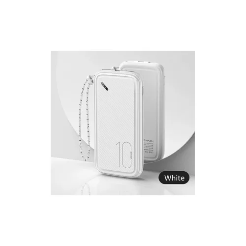 USAMS hordozható töltő PB56 10000mAh 2xUSB/USB-C/MicroUSB Fast Charge 10KCD15002 (US-CD150) fehér