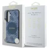 Guess 4G Round Patch Classic Logo MagSafe tok Samsung Galaxy S25 Plus készülékhez kék