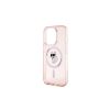 Karl Lagerfeld KLHMP14XHFCCNOP iPhone 14 Pro Max 6.7" készülékhez keménytok IML Choupette MagSafe rózsaszín
