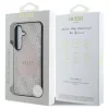 Guess 4G Round Patch Classic Logo MagSafe tok Samsung Galaxy S25 Plus készülékhez rózsaszín