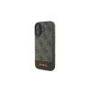 Guess GUHCP16MG4GLBR iPhone 16 Plus 6.7" készülékhez keménytok 4G Bottom Stripe barna