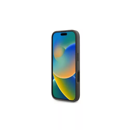 Guess GUHCP16MG4GLBR iPhone 16 Plus 6.7" készülékhez keménytok 4G Bottom Stripe barna