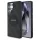 Guess 4G Round Patch Classic Logo MagSafe tok Samsung Galaxy S25 Ultra készülékhez fekete