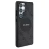 Guess 4G Round Patch Classic Logo MagSafe tok Samsung Galaxy S25 Ultra készülékhez fekete