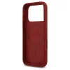 Guess Silicone Script Metal Logo MagSafe tok iPhone 17 Pro készülékhez magenta
