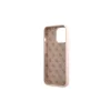 Guess GUHMP13LLSLMGLP iPhone 13 Pro / 13 6,1 készülékhez Silicone Script Gold Lo világos rózsaszín kemény tok