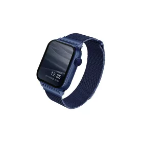   UNIQ Dante Strap Apple Watch Series 1/2/3/4/5/6/7/8/SE/SE2/SE3 készülékhez 38/40/41mm Stainless Steel kék