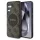 Guess 4G Round Patch Classic Logo MagSafe tok Samsung Galaxy S25+ készülékhez barna