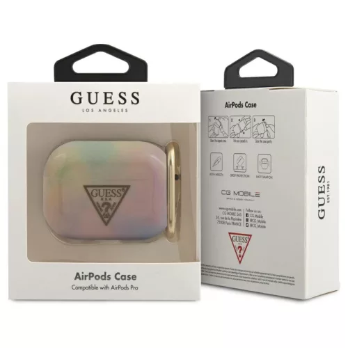 Guess GUACAPTPUMCGG01 AirPods Pro készülékhez tok Tie & Dye Collection rózsaszín