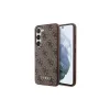 Guess GUHCS23SG4GFBR kemény tok 4G Metal Gold Logo Samsung Galaxy S23 S911 készülékhez barna