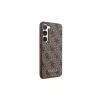 Guess GUHCS23SG4GFBR kemény tok 4G Metal Gold Logo Samsung Galaxy S23 S911 készülékhez barna