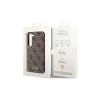 Guess GUHCS23SG4GFBR kemény tok 4G Metal Gold Logo Samsung Galaxy S23 S911 készülékhez barna