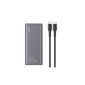   USAMS Powerbank PB59 30000mAh 65W 2xQC3.0 + PD Fast Charge CMXLOGTC01 (US-CD165) fekete + U kábel