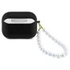 Guess Glitter Pearl Strap tok AirPods Pro 3 készülékhez fekete