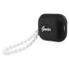 Guess Glitter Pearl Strap tok AirPods Pro 3 készülékhez fekete