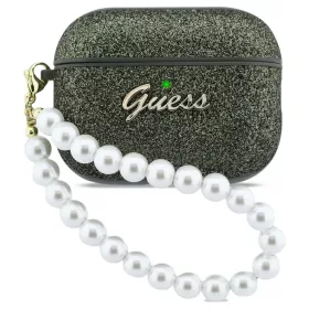   Tok Guess Glitter Pearl Strap AirPods Pro 3 készülékhez khaki