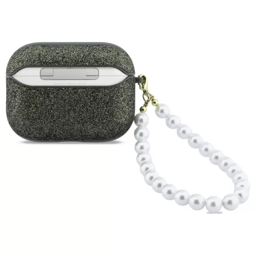 Tok Guess Glitter Pearl Strap AirPods Pro 3 készülékhez khaki