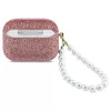 Case Guess Glitter Pearl szíj az AirPods Pro 3 készülékhez rózsaszín