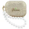 Case Guess Glitter Pearl pánt AirPods Pro 3 készülékhez arany