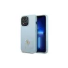 Guess GUHCP13LPS4MB iPhone 13 Pro/13 6,1" készülékhez Saffiano 4G Small Metal Logo kemény tok kék